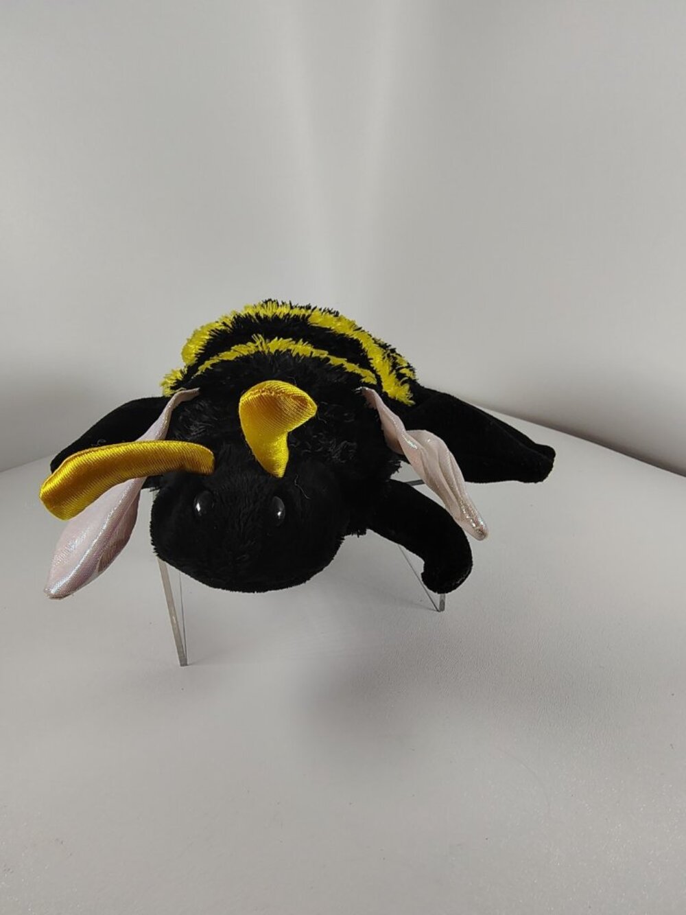 Caltoy Bumble Bee Hand Glove Puppet Stuffed Animal Toy 9" Black Yellow